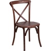 image:imageFlash Furniture HERCULES Series Early American Cross Back ChairMahogany