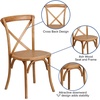 image:imageFlash Furniture HERCULES Series Early American Cross Back ChairOak