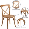 image:imageFlash Furniture HERCULES Series Early American Cross Back ChairOak