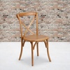 image:imageFlash Furniture HERCULES Series Early American Cross Back ChairOak