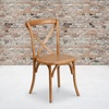 image:imageFlash Furniture HERCULES Series Early American Cross Back ChairOak