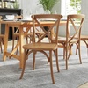 image:imageFlash Furniture HERCULES Series Early American Cross Back ChairPecan