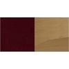 image:imageFlash Furniture HERCULES Series Ladder Back Natural Wood Restaurant Barstool  Burgundy Vinyl Seat