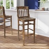image:imageFlash Furniture HERCULES Series School House Back Walnut Wood Restaurant BarstoolAntique Copper