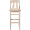 image:imageFlash Furniture HERCULES Series School House Back Walnut Wood Restaurant BarstoolAntique White