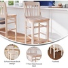 image:imageFlash Furniture HERCULES Series School House Back Walnut Wood Restaurant BarstoolAntique White