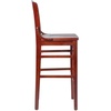 image:imageFlash Furniture HERCULES Series School House Back Walnut Wood Restaurant BarstoolMahogany