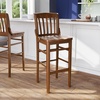 image:imageFlash Furniture HERCULES Series School House Back Walnut Wood Restaurant BarstoolWalnut
