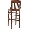 image:imageFlash Furniture HERCULES Series School House Back Walnut Wood Restaurant BarstoolWalnut