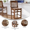 image:imageFlash Furniture HERCULES Series School House Back Walnut Wood Restaurant BarstoolWalnut