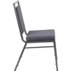 image:imageFlash Furniture HERCULES Series Square Back Stacking Banquet Chair in Dark Gray Fabric with Silvervein FrameDark Gray FabricSilver Vein Frame