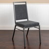image:imageFlash Furniture HERCULES Series Square Back Stacking Banquet Chair in Dark Gray Fabric with Silvervein FrameDark Gray FabricSilver Vein Frame