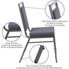 image:imageFlash Furniture HERCULES Series Square Back Stacking Banquet Chair in Dark Gray Fabric with Silvervein FrameDark Gray FabricSilver Vein Frame