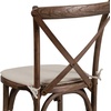 image:imageFlash Furniture HERCULES Series Stackable Early American Wood Cross Back Chair with CushionEarly American