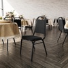 image:imageFlash Furniture HERCULES Series Trapezoidal Back Stacking Banquet Chair in Burgundy Vinyl  Silver Vein FrameBlack FabricBlack Frame