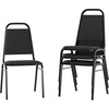 image:imageFlash Furniture HERCULES Series Trapezoidal Back Stacking Banquet Chair in Burgundy Vinyl  Silver Vein FrameBlack FabricBlack Frame