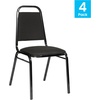 image:imageFlash Furniture HERCULES Series Trapezoidal Back Stacking Banquet Chair in Burgundy Vinyl  Silver Vein FrameBlack FabricBlack Frame
