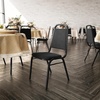 image:imageFlash Furniture HERCULES Series Trapezoidal Back Stacking Banquet Chair in Burgundy Vinyl  Silver Vein FrameBlack FabricBlack Frame