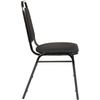 image:imageFlash Furniture HERCULES Series Trapezoidal Back Stacking Banquet Chair in Burgundy Vinyl  Silver Vein FrameBlack FabricBlack Frame