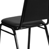 image:imageFlash Furniture HERCULES Series Trapezoidal Back Stacking Banquet Chair in Burgundy Vinyl  Silver Vein FrameBlack VinylBlack Frame