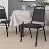 image:imageFlash Furniture HERCULES Series Trapezoidal Back Stacking Banquet Chair in Burgundy Vinyl  Silver Vein FrameBlack VinylBlack Frame
