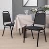 image:imageFlash Furniture HERCULES Series Trapezoidal Back Stacking Banquet Chair in Burgundy Vinyl  Silver Vein FrameBlack VinylBlack Frame
