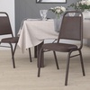 image:imageFlash Furniture HERCULES Series Trapezoidal Back Stacking Banquet Chair in Burgundy Vinyl  Silver Vein FrameBrown VinylCopper Vein Frame