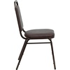image:imageFlash Furniture HERCULES Series Trapezoidal Back Stacking Banquet Chair in Burgundy Vinyl  Silver Vein FrameBrown VinylCopper Vein Frame