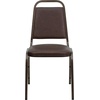 image:imageFlash Furniture HERCULES Series Trapezoidal Back Stacking Banquet Chair in Burgundy Vinyl  Silver Vein FrameBrown VinylCopper Vein Frame