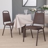 image:imageFlash Furniture HERCULES Series Trapezoidal Back Stacking Banquet Chair in Burgundy Vinyl  Silver Vein FrameBrown VinylCopper Vein Frame