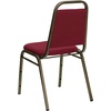 image:imageFlash Furniture HERCULES Series Trapezoidal Back Stacking Banquet Chair in Burgundy Vinyl  Silver Vein FrameBurgundy FabricGold Vein Frame