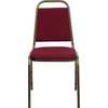 image:imageFlash Furniture HERCULES Series Trapezoidal Back Stacking Banquet Chair in Burgundy Vinyl  Silver Vein FrameBurgundy FabricGold Vein Frame