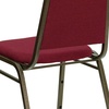 image:imageFlash Furniture HERCULES Series Trapezoidal Back Stacking Banquet Chair in Burgundy Vinyl  Silver Vein FrameBurgundy FabricGold Vein Frame