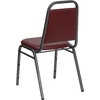 image:imageFlash Furniture HERCULES Series Trapezoidal Back Stacking Banquet Chair in Burgundy Vinyl  Silver Vein FrameBurgundy VinylSilver Vein Frame