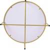 image:imageFlash Furniture Hampstead Collection Coffee Table  Modern White Marble Finish Coffee Table  Crisscross Brushed Gold Frame