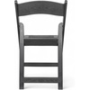 image:imageFlash Furniture Hercules Commercial IndoorOutdoor Folding Event Chair Wood Look WeatherResistant Lightweight Design Versatile Use Set of 4 ChestnutBlack