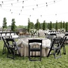 image:imageFlash Furniture Hercules Commercial IndoorOutdoor Folding Event Chair Wood Look WeatherResistant Lightweight Design Versatile Use Set of 4 ChestnutBlack