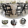 image:imageFlash Furniture Hercules Commercial IndoorOutdoor Folding Event Chair Wood Look WeatherResistant Lightweight Design Versatile Use Set of 4 ChestnutBlack