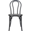 image:imageFlash Furniture Hercules Commercial IndoorOutdoor Thonet Style Chair Wood Look WeatherResistant Lightweight Design Versatile Use Set of 2 BlackBlack