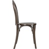 image:imageFlash Furniture Hercules Commercial IndoorOutdoor Thonet Style Chair Wood Look WeatherResistant Lightweight Design Versatile Use Set of 2 BlackDark Brown