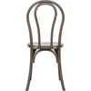 image:imageFlash Furniture Hercules Commercial IndoorOutdoor Thonet Style Chair Wood Look WeatherResistant Lightweight Design Versatile Use Set of 2 BlackDark Brown