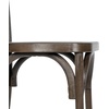 image:imageFlash Furniture Hercules Commercial IndoorOutdoor Thonet Style Chair Wood Look WeatherResistant Lightweight Design Versatile Use Set of 2 BlackDark Brown