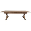 image:imageFlash Furniture Hercules Commercial Rectangular Farmhouse Folding Table Antique Rustic Solid Pine Dining Room Table Foldable Locking Legs 8 x 40 Black WashAntique Rustic