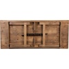 image:imageFlash Furniture Hercules Commercial Rectangular Farmhouse Folding Table Antique Rustic Solid Pine Dining Room Table Foldable Locking Legs 8 x 40 Black WashAntique Rustic