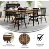 image:imageFlash Furniture Hercules Commercial Rectangular Farmhouse Folding Table Antique Rustic Solid Pine Dining Room Table Foldable Locking Legs 8 x 40 Black WashAntique Rustic