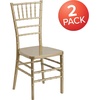 image:imageFlash Furniture Hercules Premium Series Chiavari Chairs for Formal Events and Banquets CommercialResidential AllOccasion Chairs Set of 2 Gold2