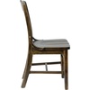 image:imageFlash Furniture Hercules School House Back Metal Restaurant Chair  Antique White Wood Seat  Black FrameAntique Copper