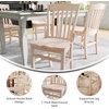 image:imageFlash Furniture Hercules School House Back Metal Restaurant Chair  Antique White Wood Seat  Black FrameAntique White
