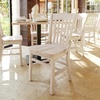 image:imageFlash Furniture Hercules School House Back Metal Restaurant Chair  Antique White Wood Seat  Black FrameAntique White