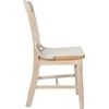 image:imageFlash Furniture Hercules School House Back Metal Restaurant Chair  Antique White Wood Seat  Black FrameAntique White